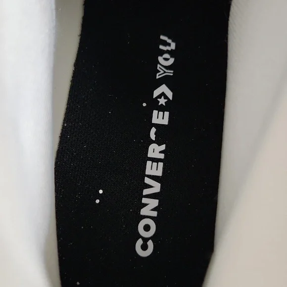 Converse CTAS Lift Platform Glitter Hightop Sneakers (w size 9.5) - Picture 13 of 15